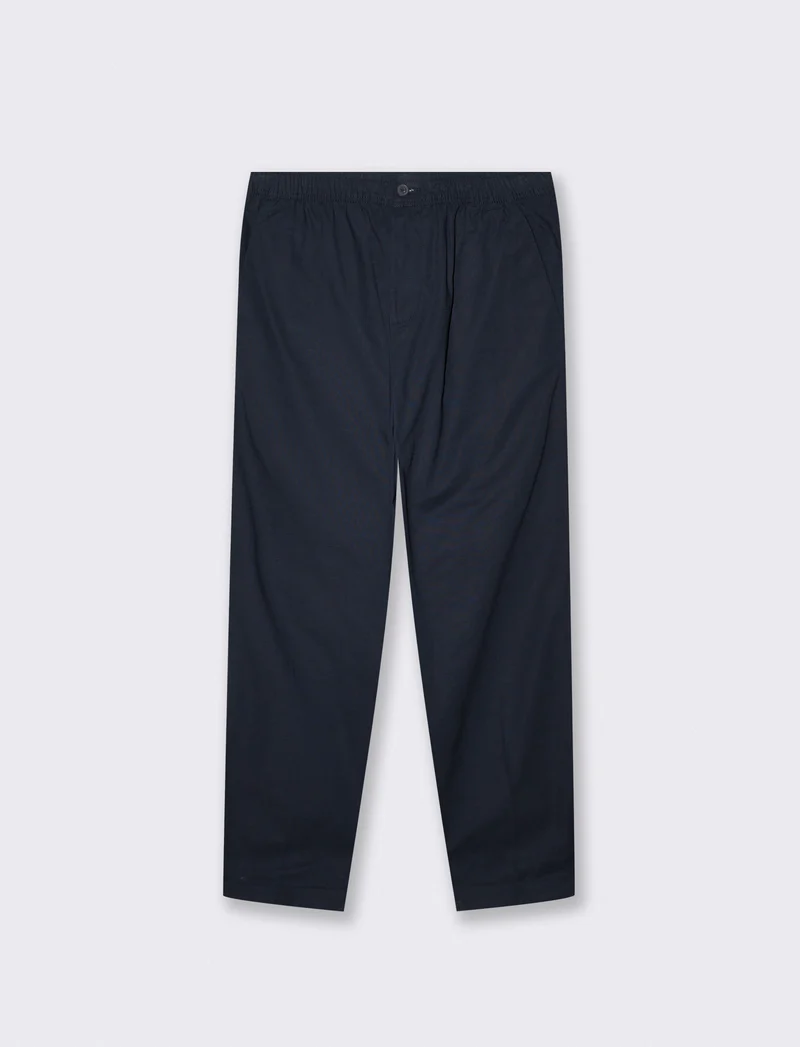 Pantaloni Jogger in Cotone Con Tasche - Blu