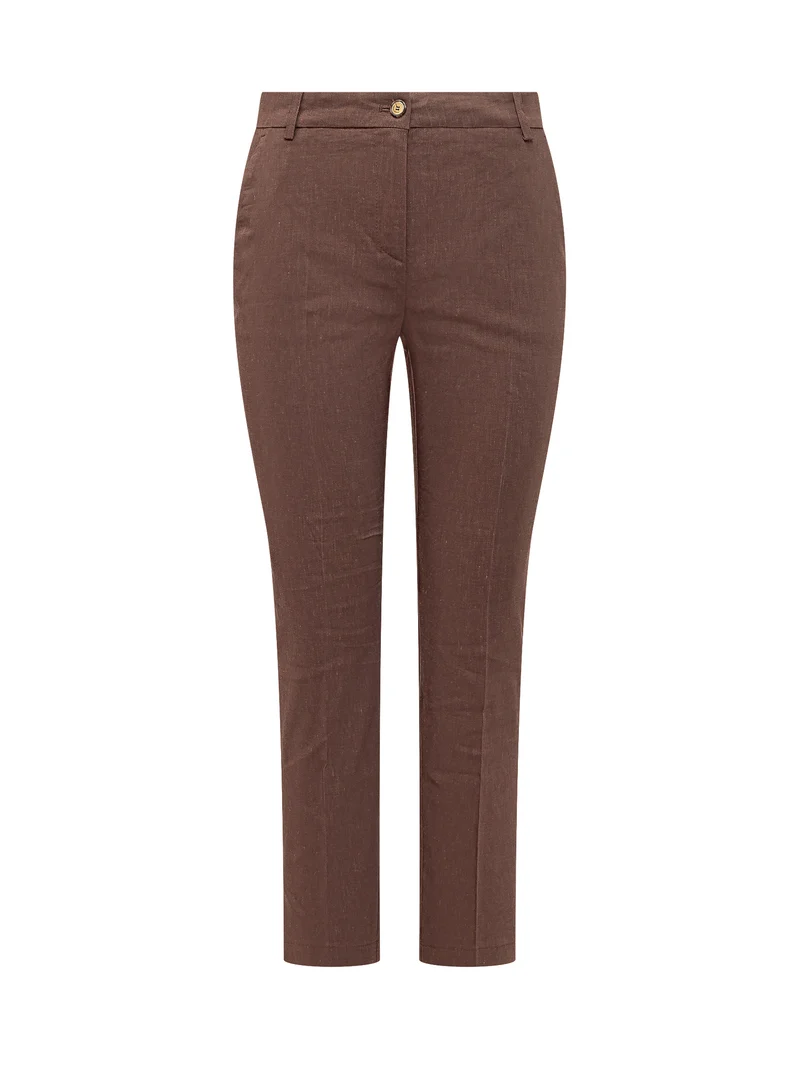 Pantalone in lino slim fit