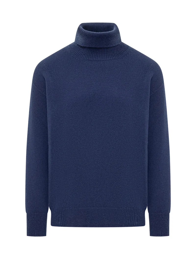 Amaranto Dolcevita Blu in Lana