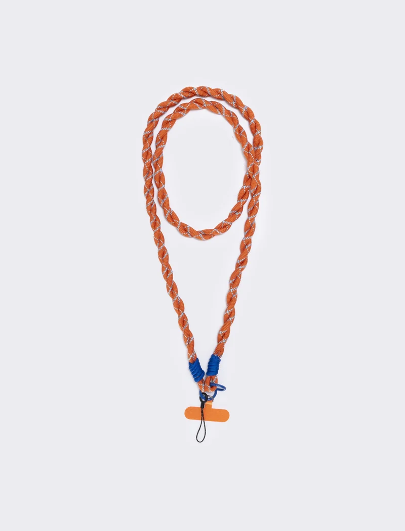 Laccio portacellulare cordoncino elegante - Arancio