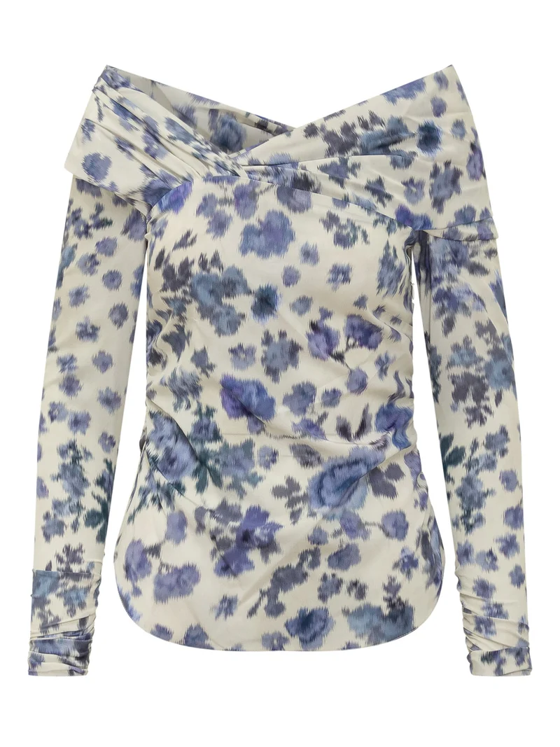 Top Danka con Scollo Incrociato