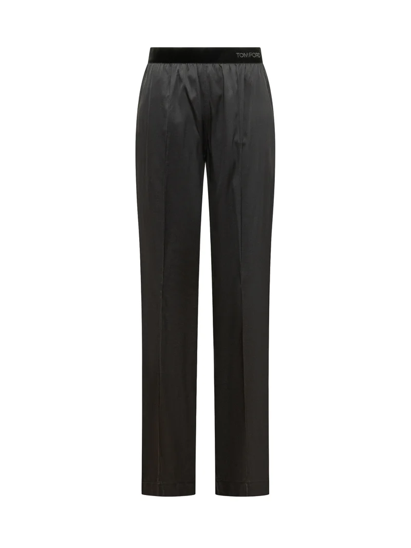 Pantaloni in Raso di Seta