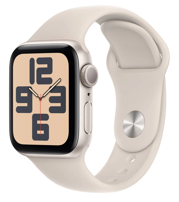 Apple Watch SE GPS Cassa 40mm in Alluminio Galassia con Cinturino Sport Galassia - S/M
