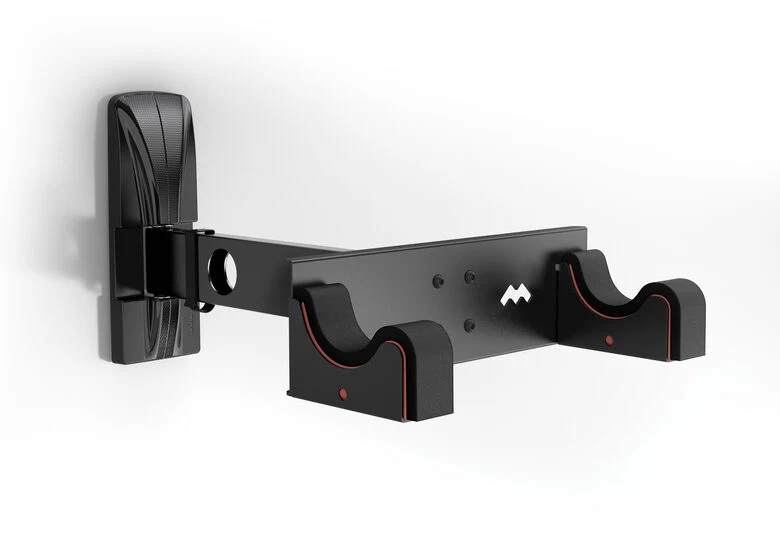 Meliconi 489001 supporto per bicicletta Portabiciclette da esterno Montabile a parete Nero