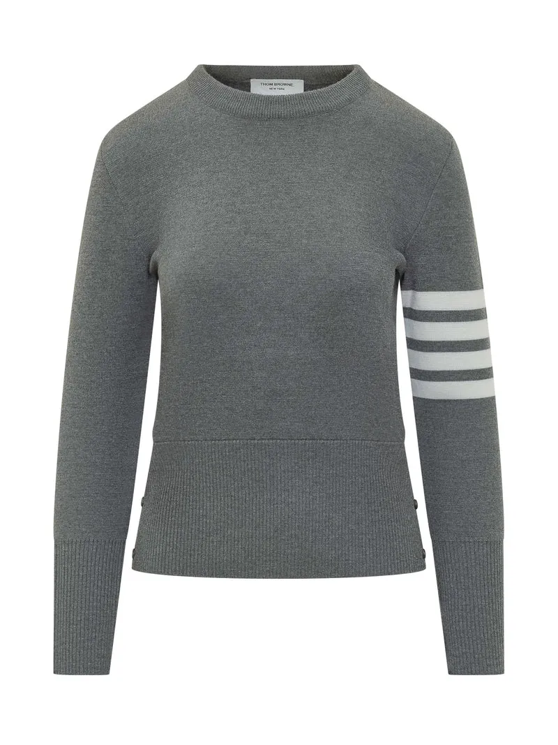 Pullover Punto Milano Con Quattro Bande
