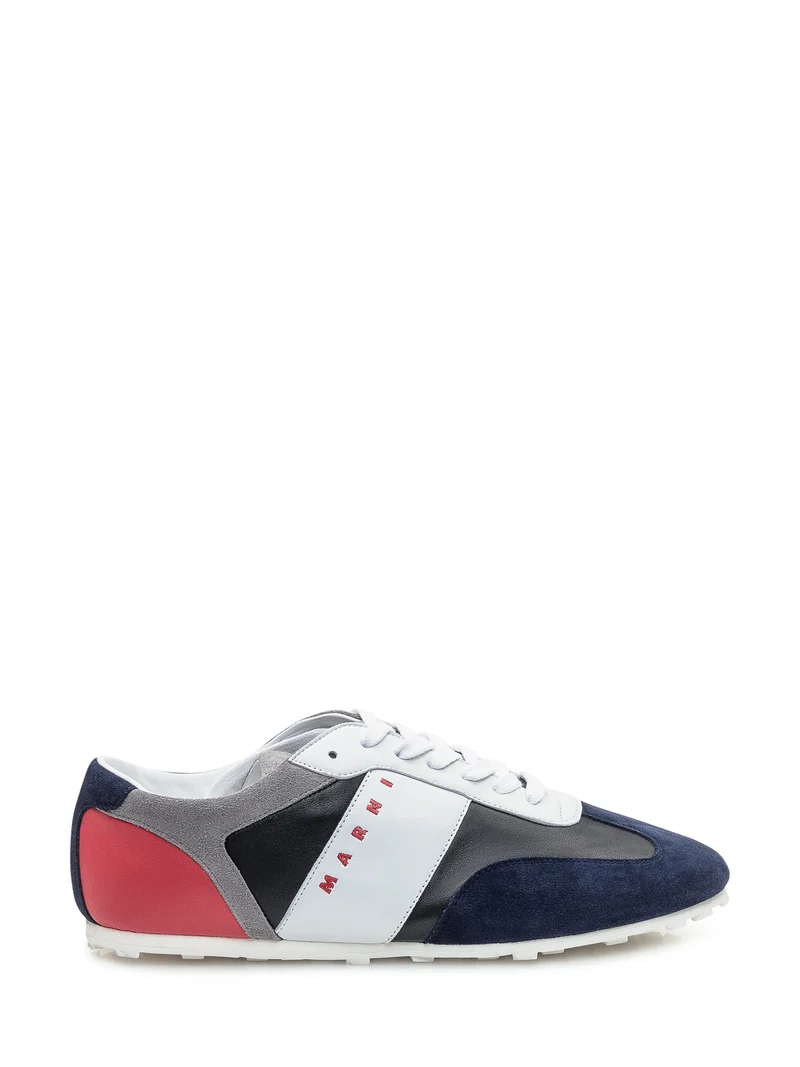 Sneaker Bassa Multimateriale