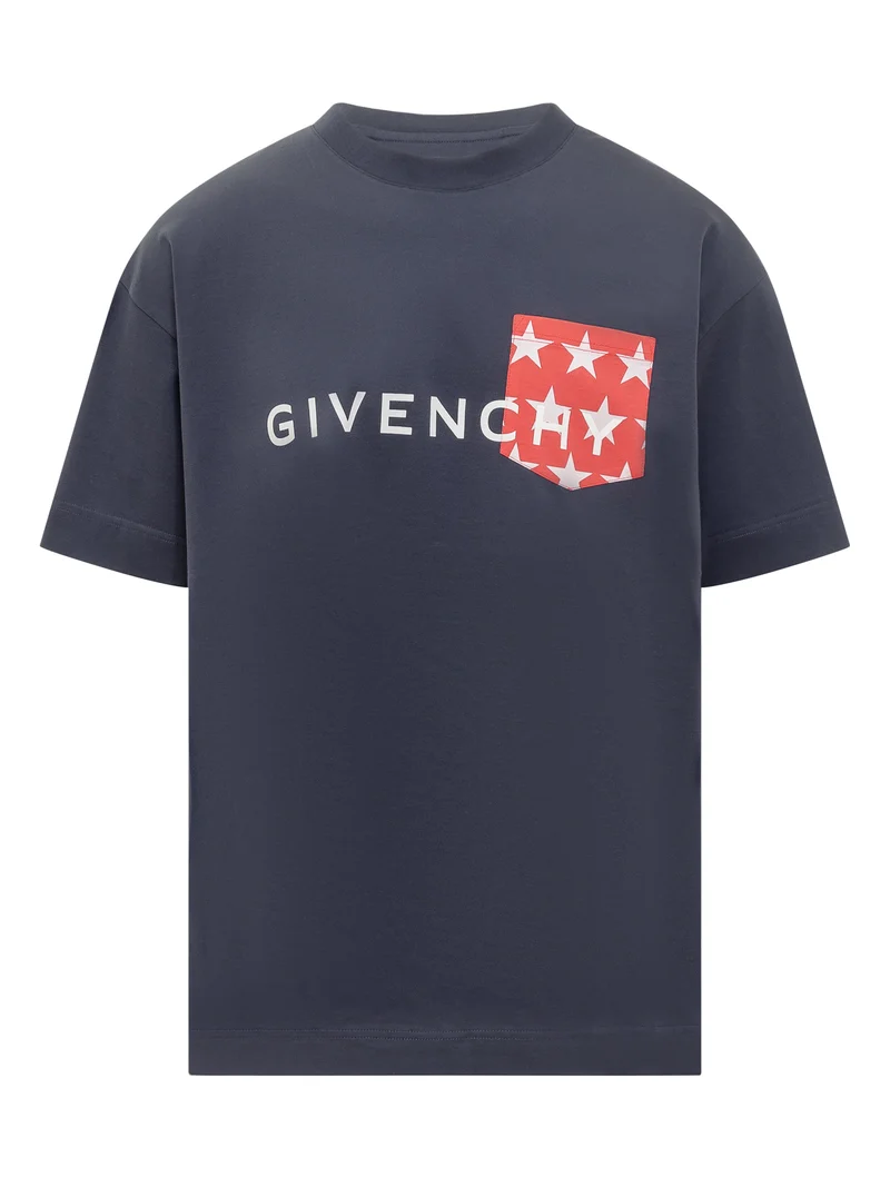T-Shirt Givenchy in Cotone con Tasca