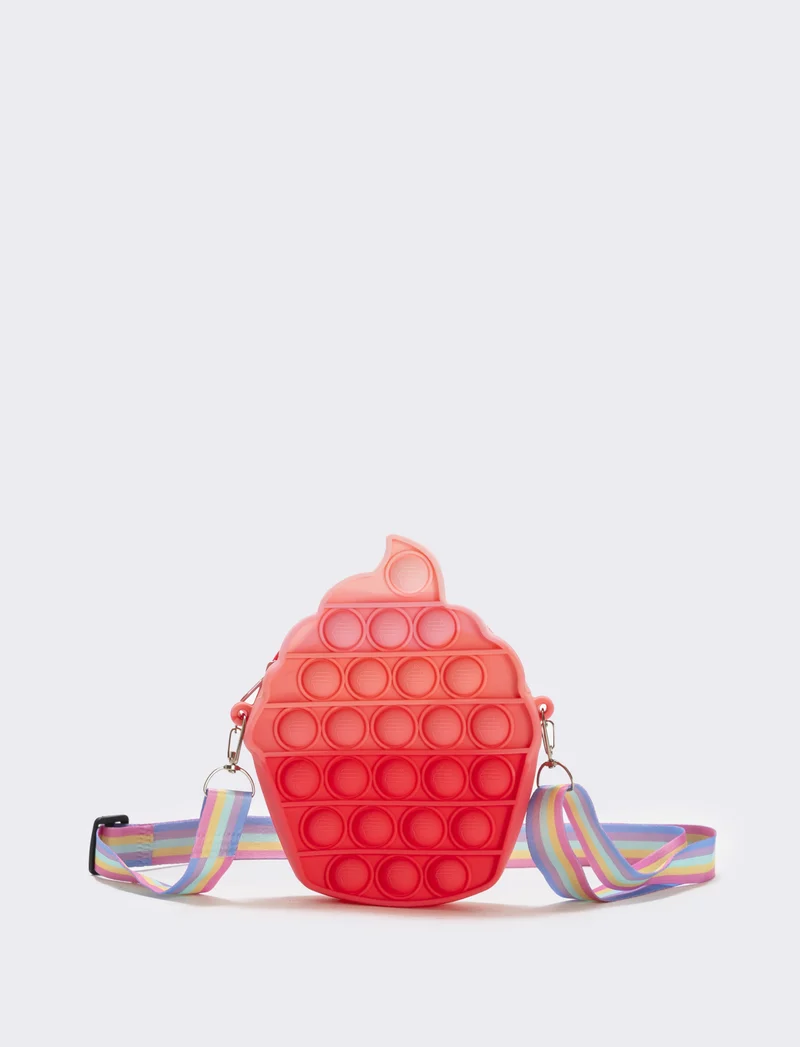 Borsetta pop it cupcake e paperella - Fuxia