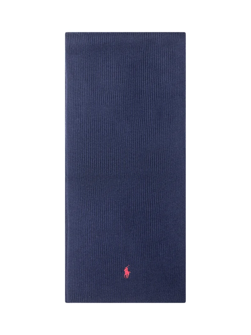 Polo Ralph Lauren Sciarpa Blu in Maglia