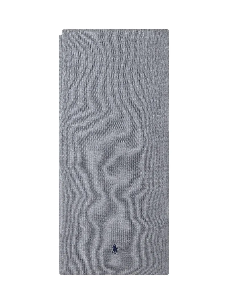 Polo Ralph Lauren Sciarpa Grigia in Maglia