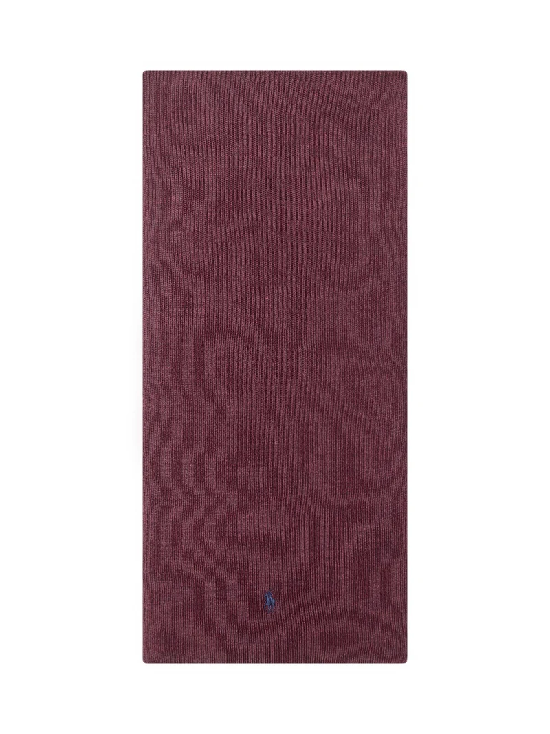 Polo Ralph Lauren Sciarpa Bordeaux in Maglia