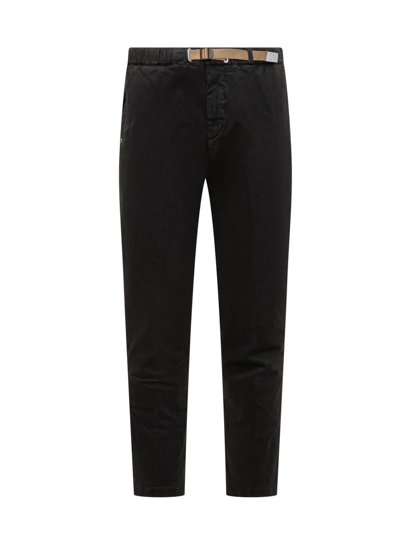 Pantaloni con Cintura a Contrasto Whitesand