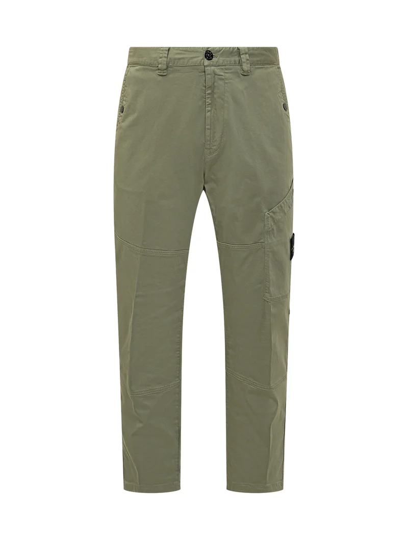 Stone Island Pantaloni Cargo Verde