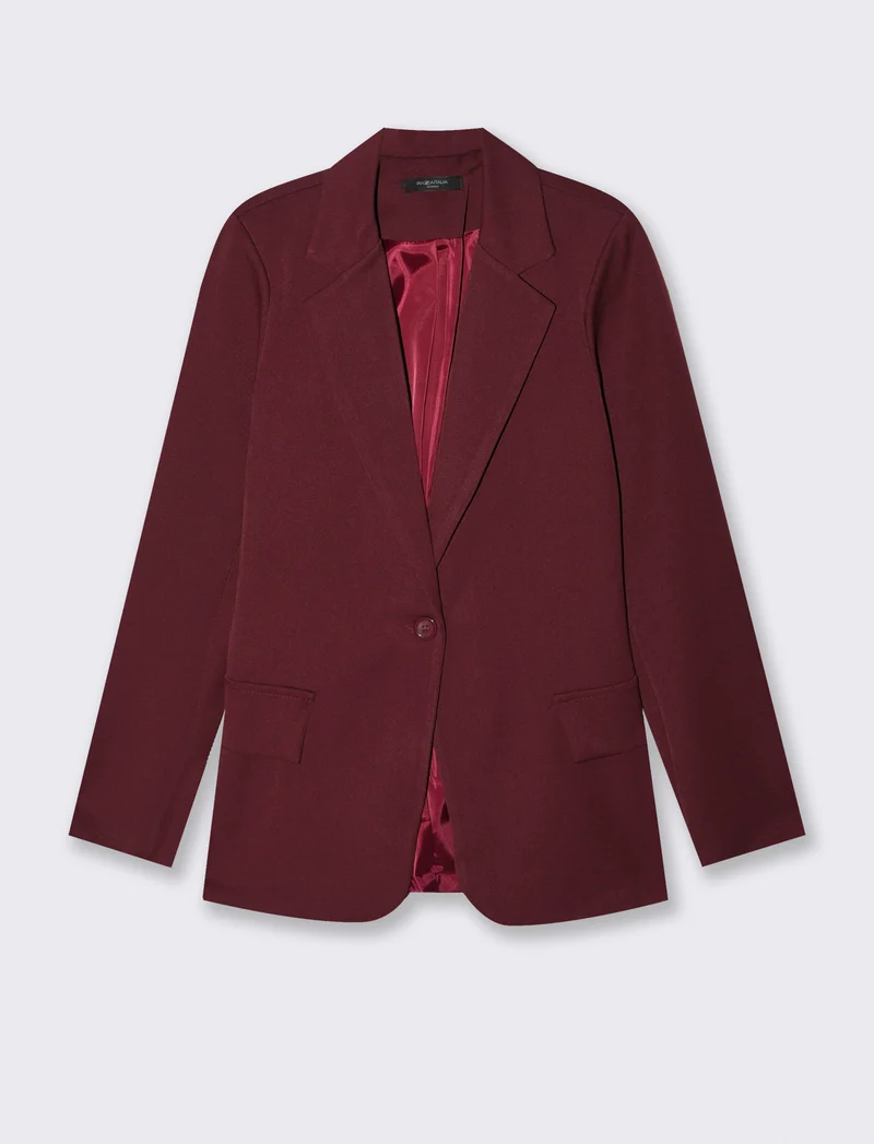 BLAZER MONOPETTO 1 BOTTONE - Bordeaux