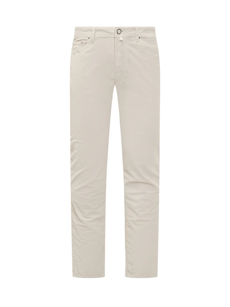 Pantaloni Jacob Cohen in Velluto Beige