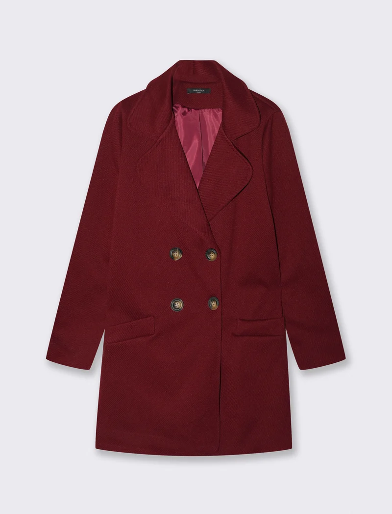 Cappotto doppio petto - Bordeaux