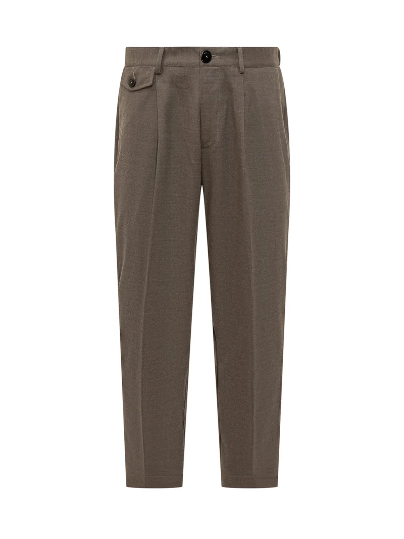 Pantaloni Marroni con Pinces PMDS
