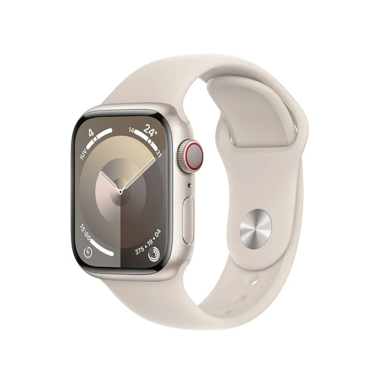 Apple Watch Series 9 GPS + Cellular Cassa 41mm in Alluminio Galassia con Cinturino Sport Galassia - S/M