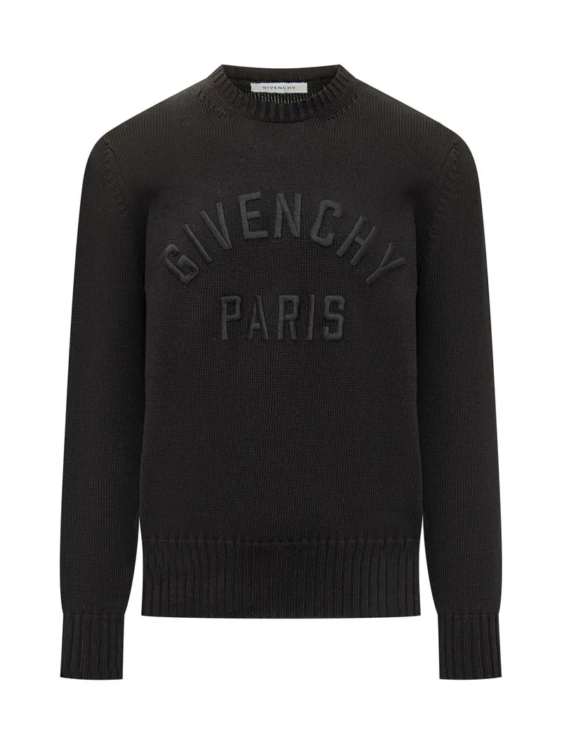 Maglione Nero con Logo Givenchy