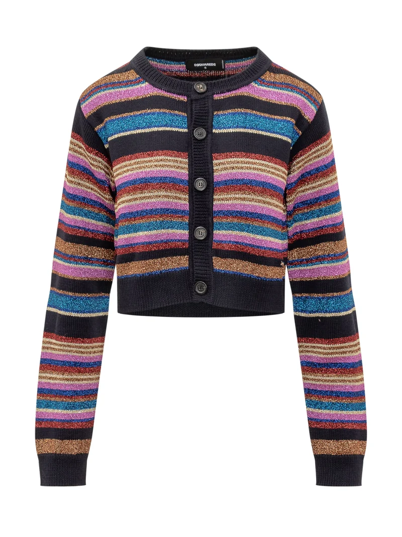 Cardigan Multicolor a Righe DSquared2