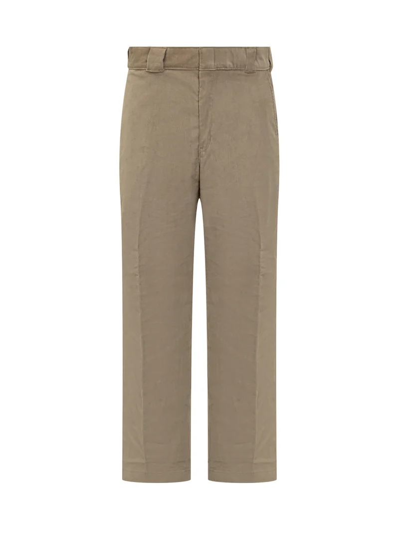 Pantaloni in Velluto Beige Dickies