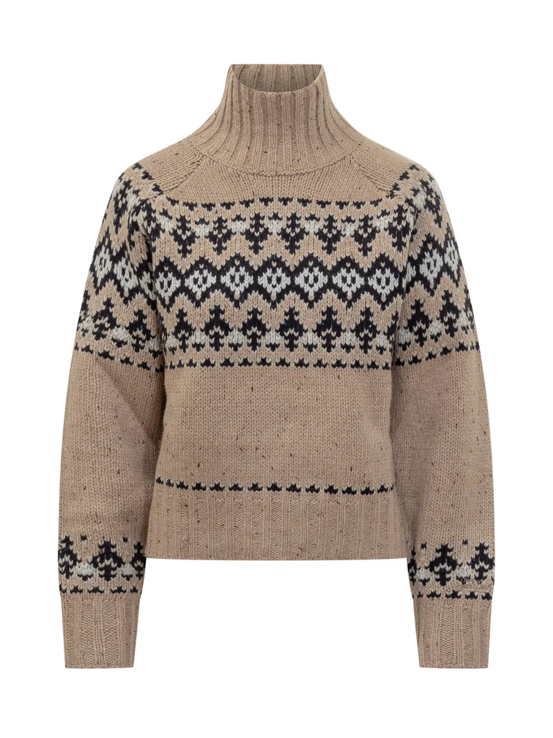 Maglione Myra Donegal a Collo Alto MC2 Saint Barth