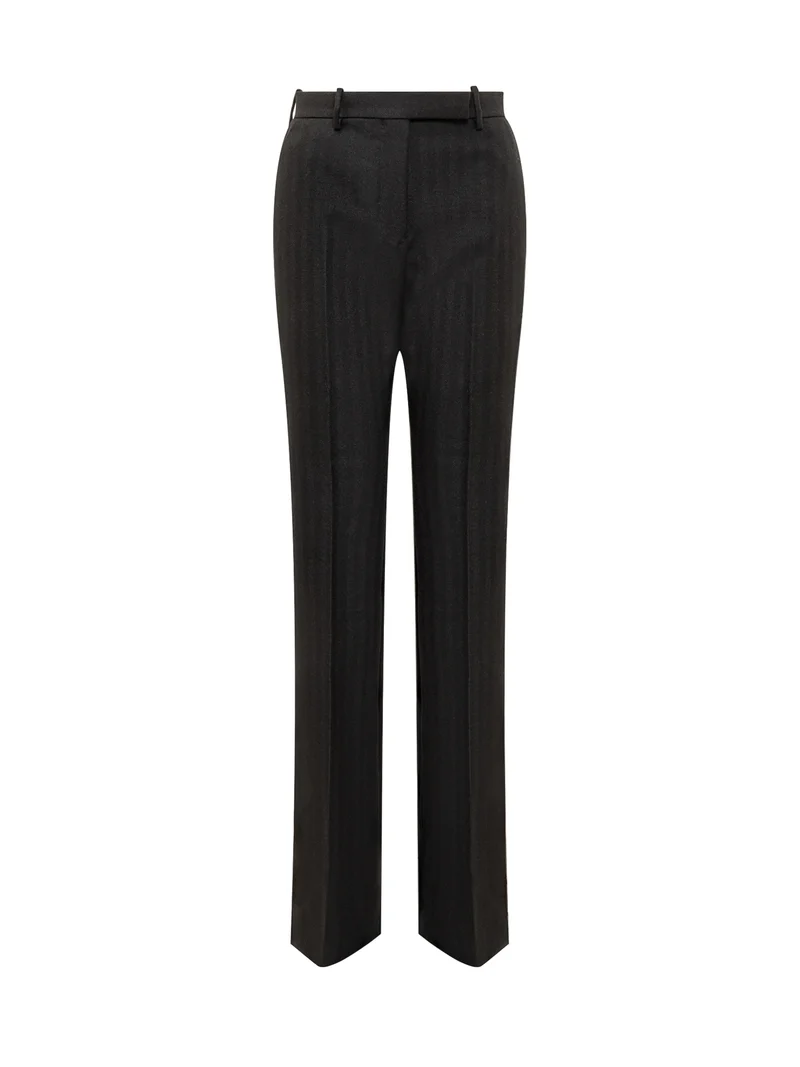 Tom Ford Pantaloni Neri a Gamba Dritta