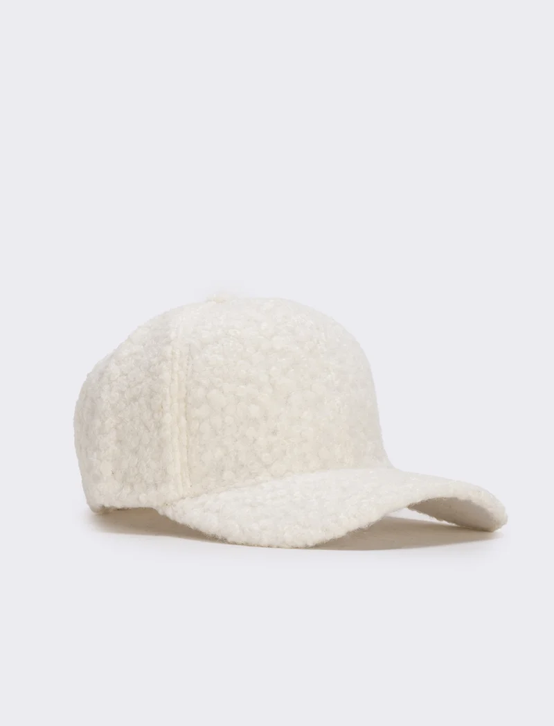 Cappello baseball agnellino donna - Bianco