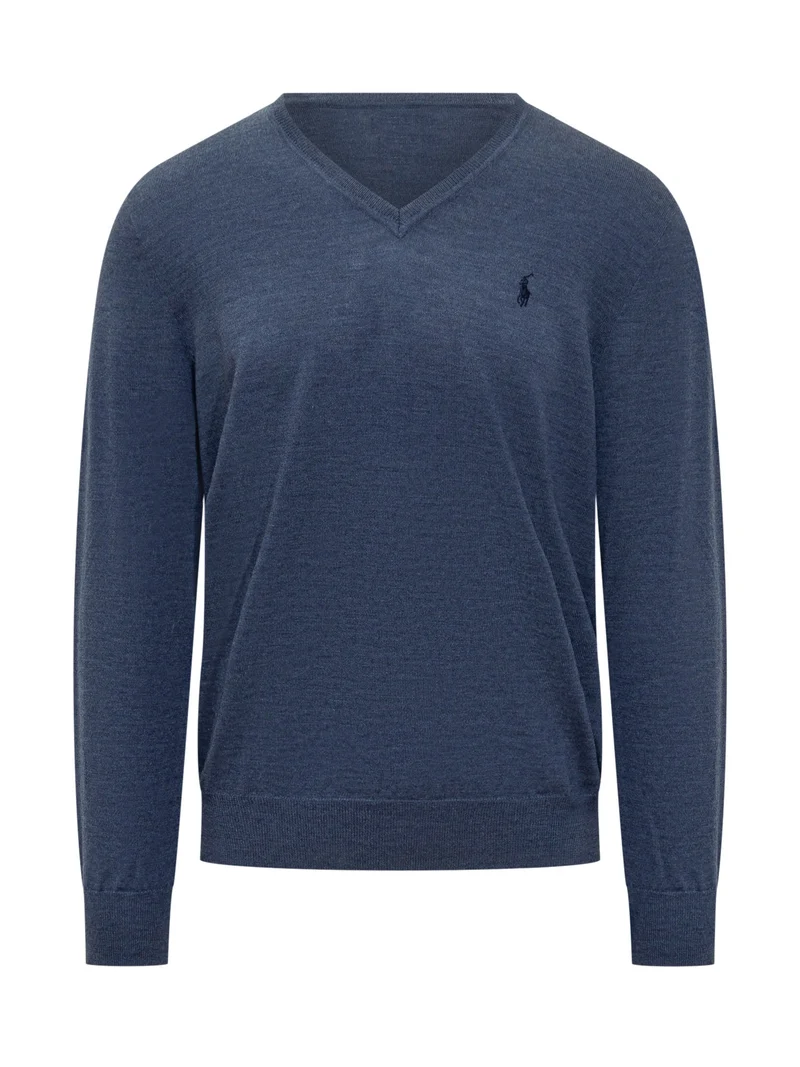Polo Ralph Lauren Maglione a V in Lana Vergine