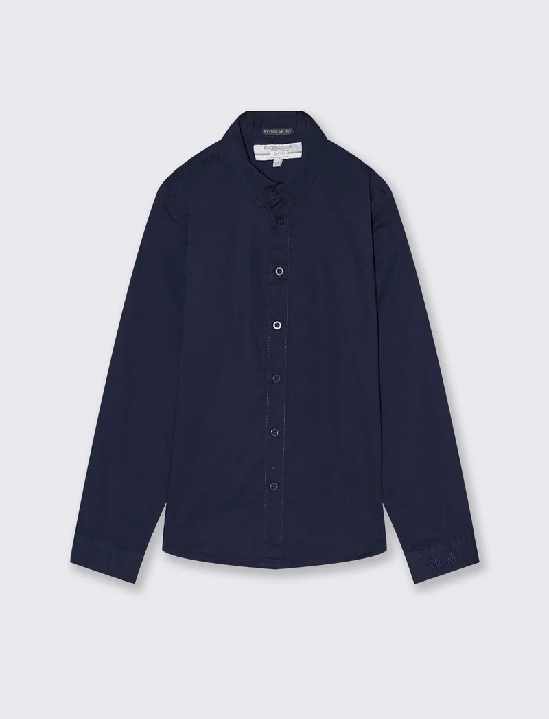 Camicia maniche lunghe - Blu