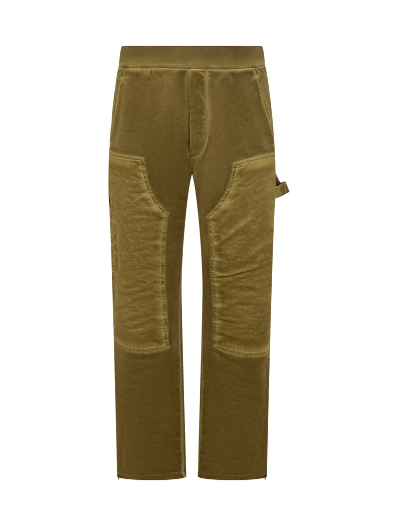 Barrow Pantaloni Cargo Marroni in Velluto