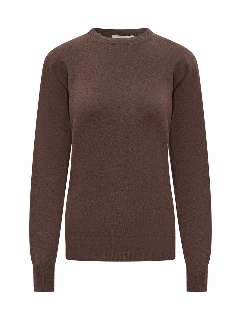 Maglia Girocollo Marrone Stella McCartney