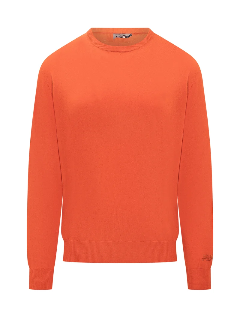 Maglione Saint Barth Arancione Girocollo