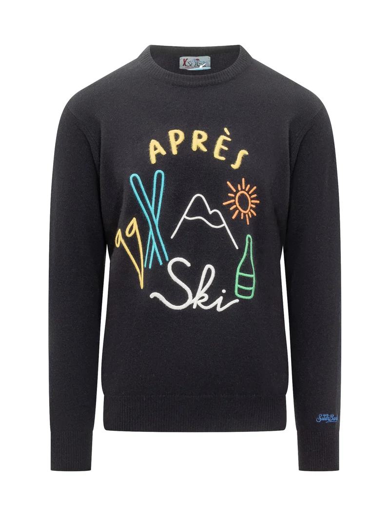 Maglione Saint Barth Nero Après Ski