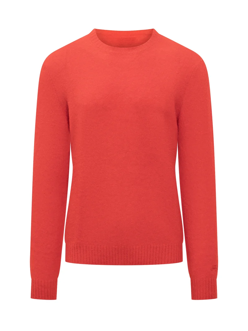 Maglione Saint Barth Rosso Girocollo
