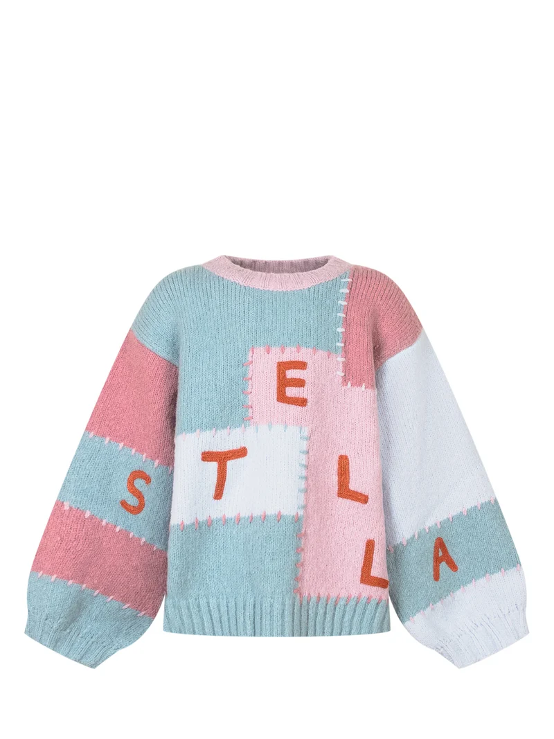 Stella McCartney Kids Maglione Patchwork Multicolor