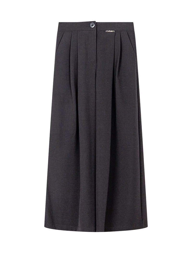 Twinset Kids Pantaloni Culotte Neri
