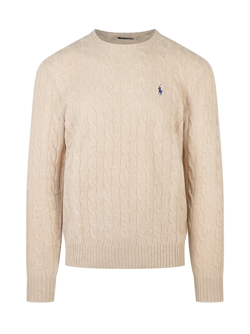 Polo Ralph Lauren Pullover Treccia Beige