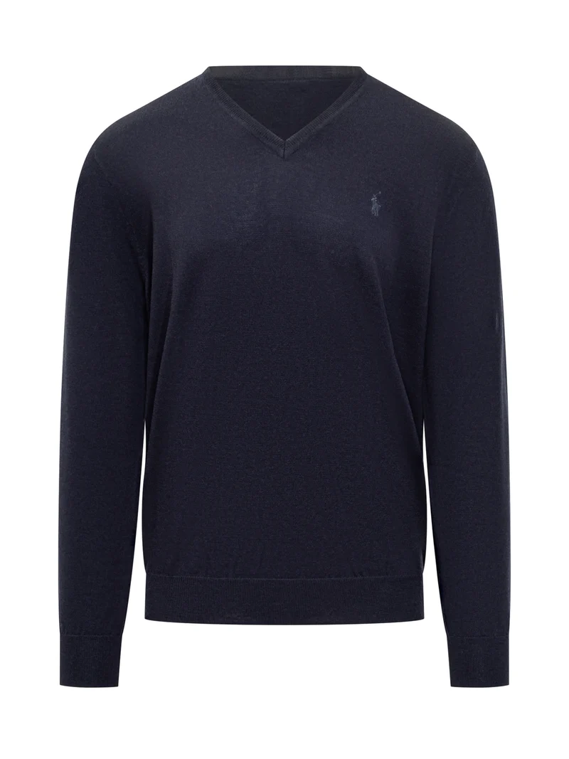 Polo Ralph Lauren Maglione a V in Lana Vergine