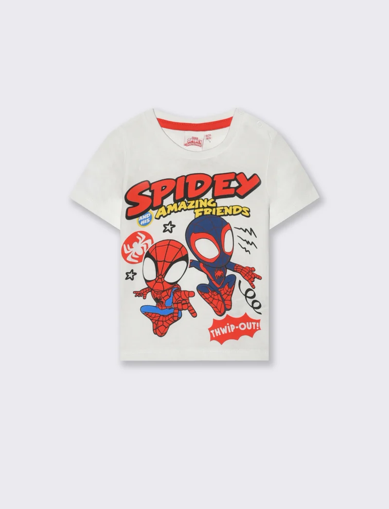 Maglietta Spidey manica corta varianti - Bianco