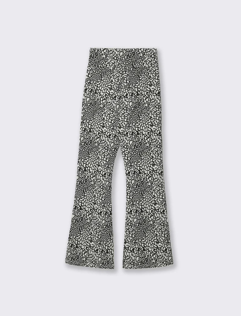 Leggings Stampati con Taglio Flare - var 2