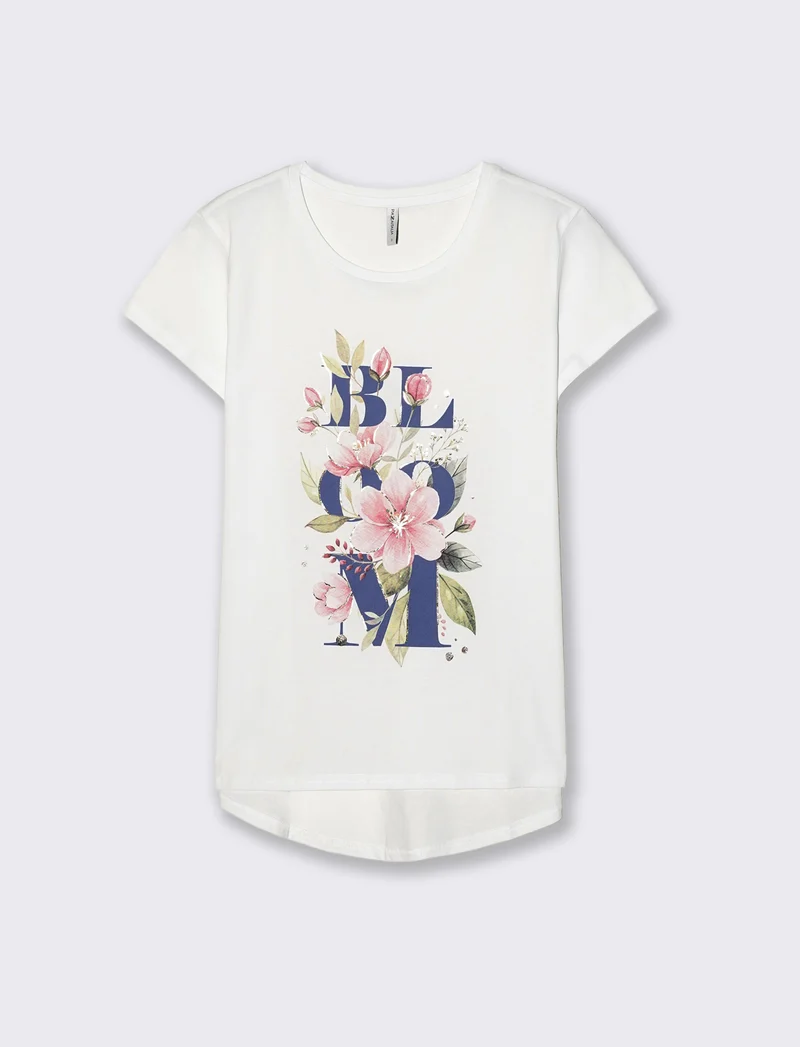 T-Shirt Manica Corta con Stampa - var 2
