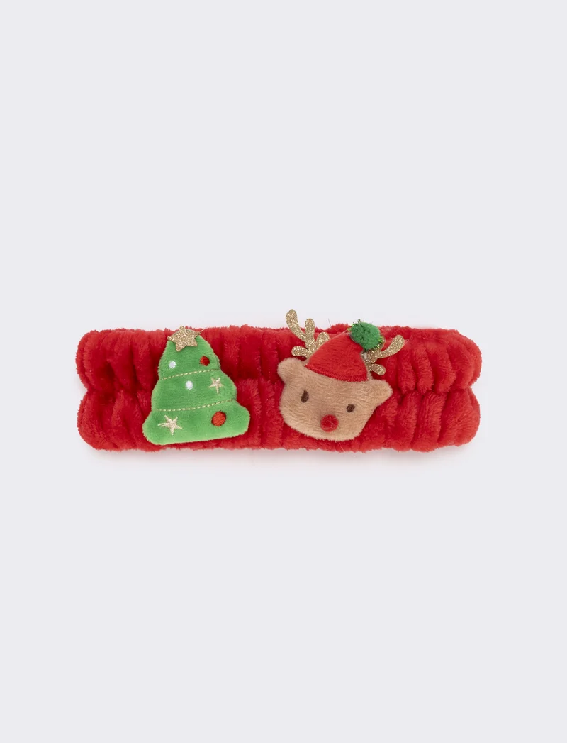 Fascia renna expo natale 25 - Rosso