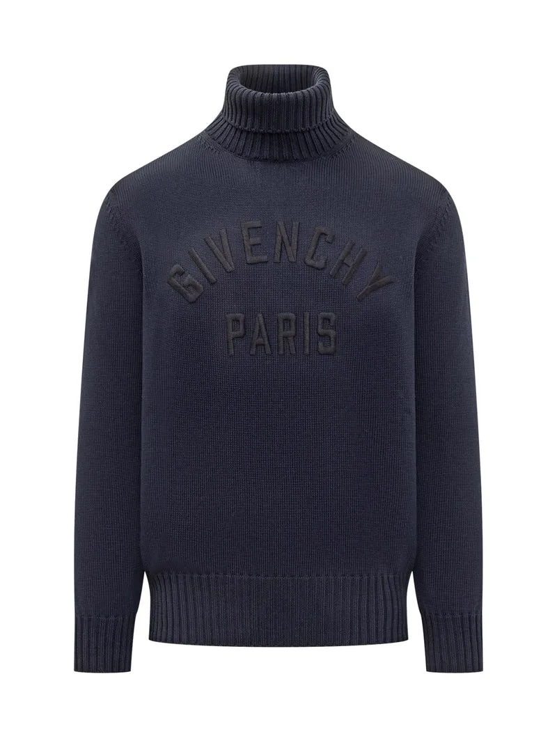 Givenchy Maglione a Collo Alto con Logo