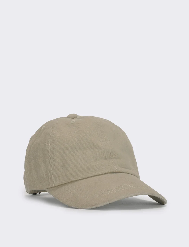 Cappello baseball delavè per uomo - Beige