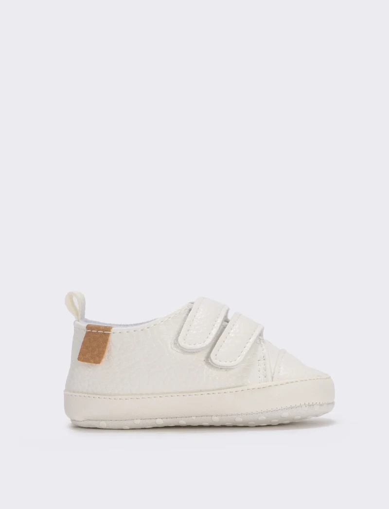 Scarpa da neonato bianca antiscivolo - Bianco