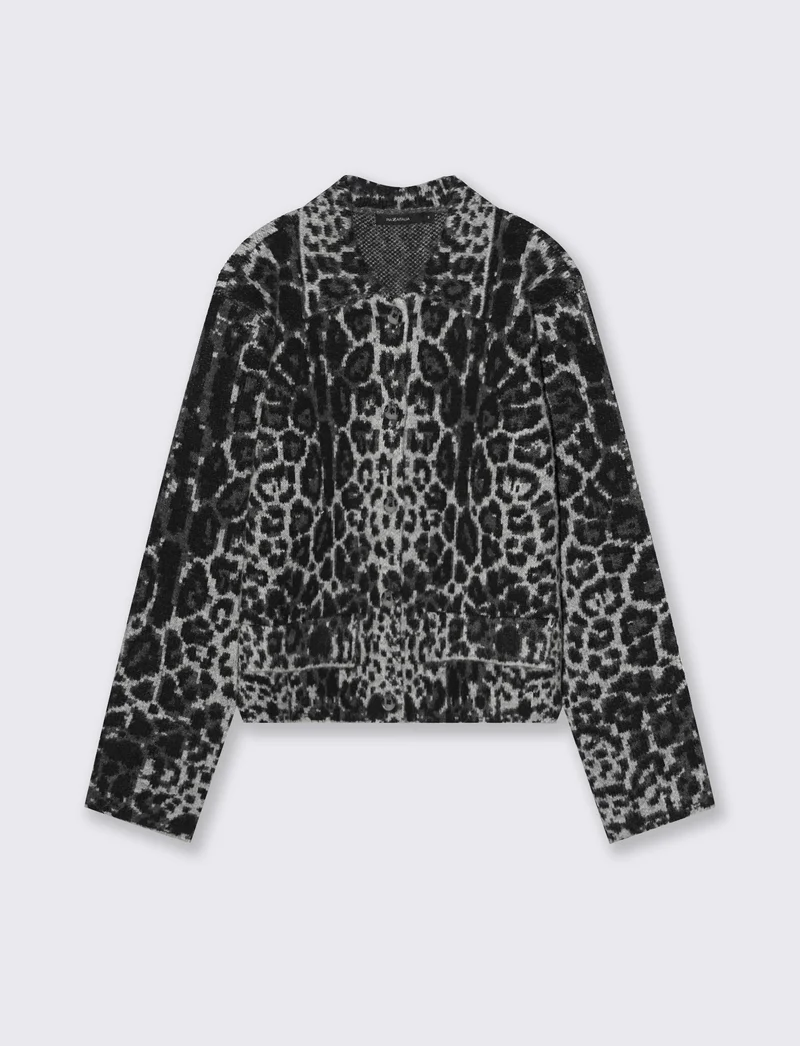 CARDIGAN CON LAVORAZIONE JACQUARD - var 1