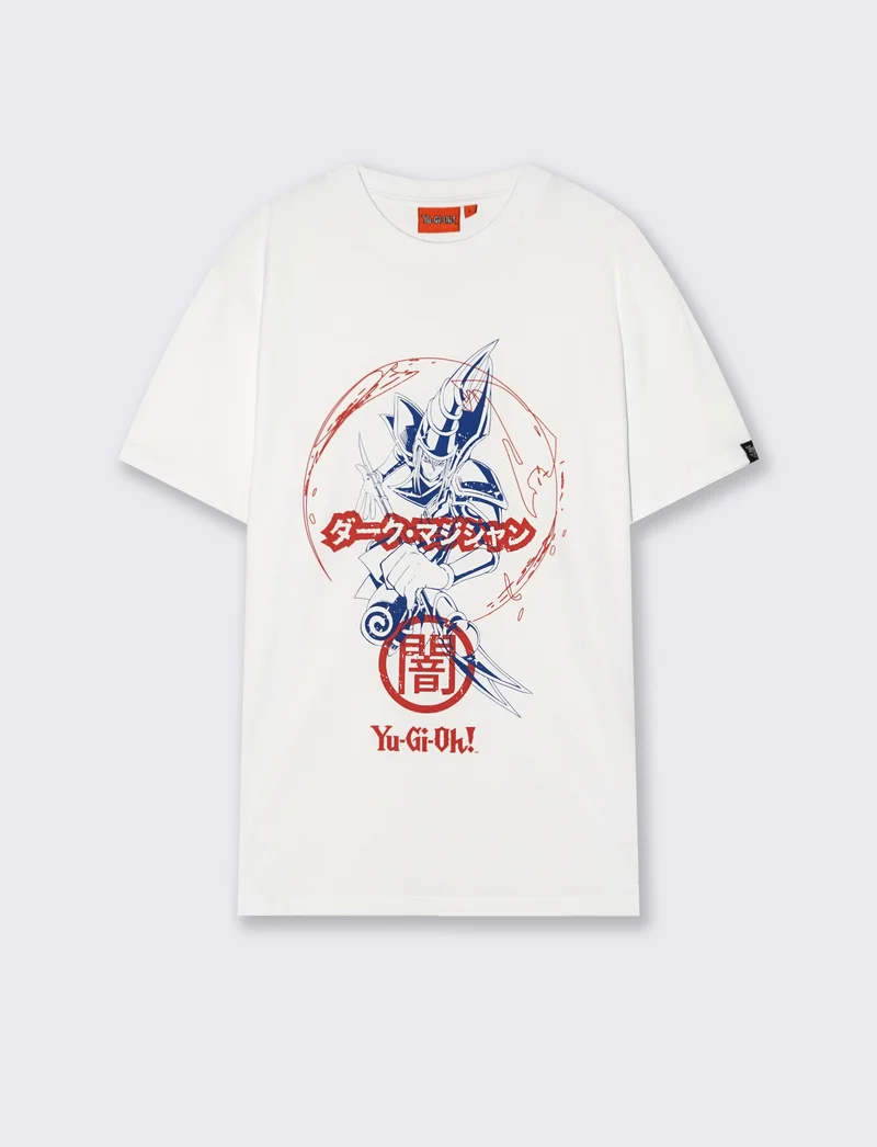 T-shirt Yu-Gi-Oh! in cotone puro - Bianco