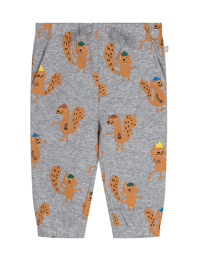 Stella McCartney Kids Pantaloni Grigi con Stampa