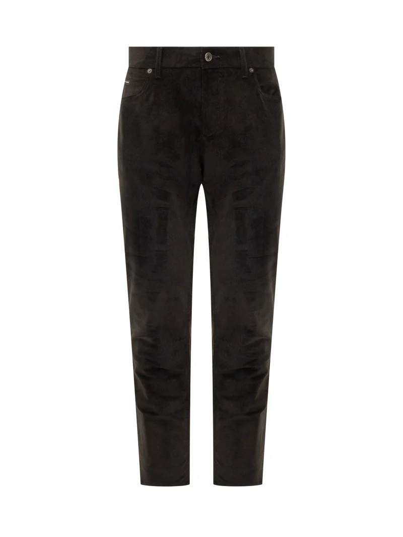 Dolce & Gabbana Pantaloni in Velluto Uomo